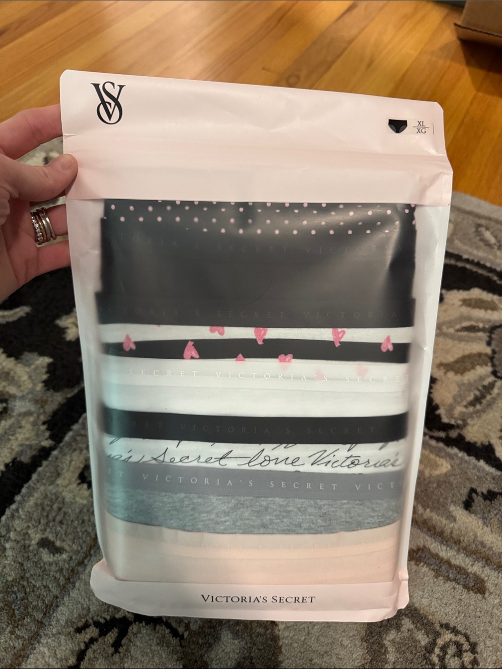 NWT, Victoria Secret Brief Panty 7-pack, size XL